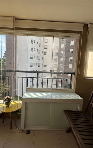 Apartamento para alugar com 48m², 1 quarto e 1 vaga Apartamento para alugar com 48m², 1 quarto e 1 vagaVaranda