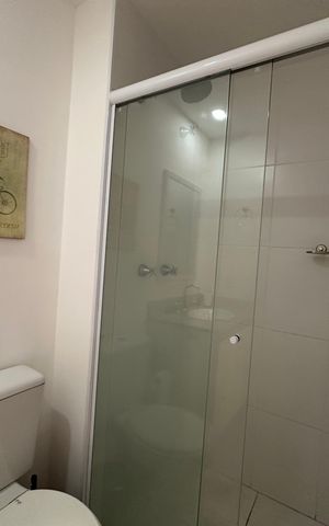 Apartamento para alugar com 48m², 1 quarto e 1 vaga Apartamento para alugar com 48m², 1 quarto e 1 vagaBanheiro