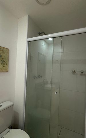 Apartamento para alugar com 48m², 1 quarto e 1 vaga Apartamento para alugar com 48m², 1 quarto e 1 vagaBanheiro