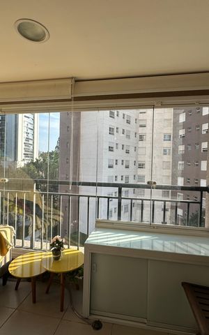 Apartamento para alugar com 48m², 1 quarto e 1 vaga Apartamento para alugar com 48m², 1 quarto e 1 vagaVaranda