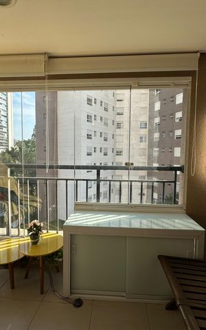 Apartamento para alugar com 48m², 1 quarto e 1 vaga Apartamento para alugar com 48m², 1 quarto e 1 vagaVaranda
