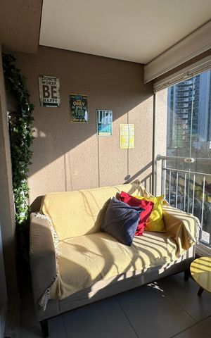 Apartamento para alugar com 48m², 1 quarto e 1 vaga Apartamento para alugar com 48m², 1 quarto e 1 vagaVaranda