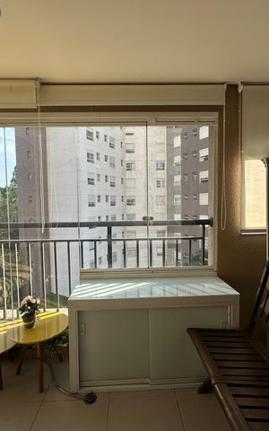 Apartamento para alugar com 48m², 1 quarto e 1 vaga Apartamento para alugar com 48m², 1 quarto e 1 vagaVaranda