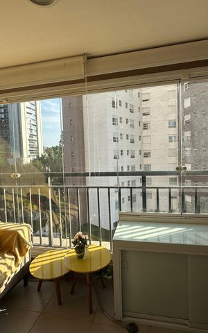 Apartamento para alugar com 48m², 1 quarto e 1 vaga Apartamento para alugar com 48m², 1 quarto e 1 vagaVaranda