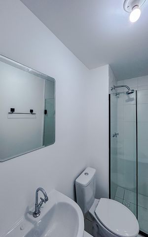 Apartamento para alugar com 41m², 2 quartos e 1 vagaBanheiro