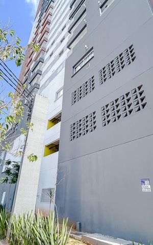 Apartamento para alugar com 41m², 2 quartos e 1 vagaFachada com Plaquinha