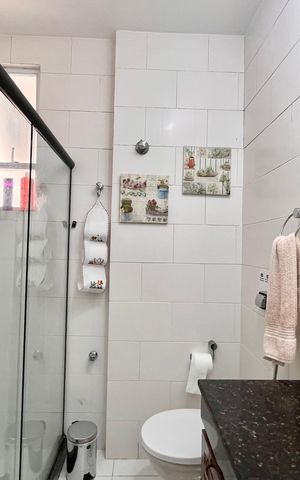 Apartamento à venda com 105m², 3 quartos e sem vaga Apartamento à venda com 105m², 3 quartos e sem vagaBanheiro da Suíte