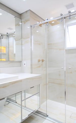 Apartamento para alugar com 128m², 3 quartos e 2 vagasBanheiro suíte 