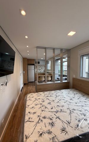 Studio para alugar com 27m², 1 quarto e sem vaga