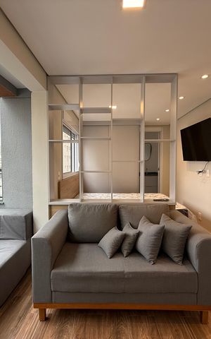 Studio para alugar com 27m², 1 quarto e sem vaga