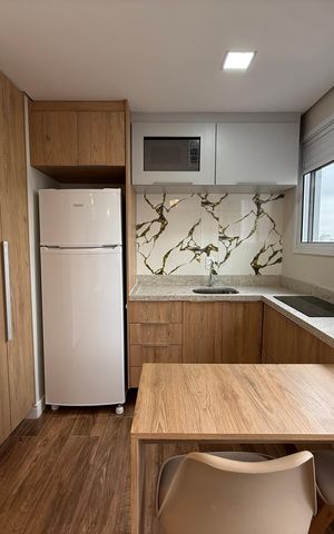 Studio para alugar com 27m², 1 quarto e sem vaga