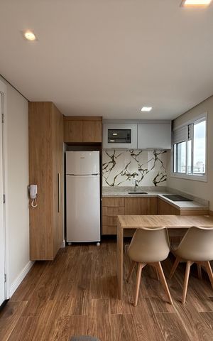 Studio para alugar com 27m², 1 quarto e sem vaga