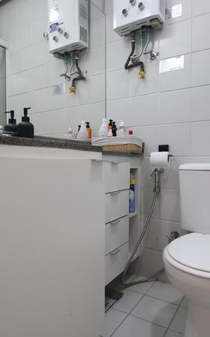 Apartamento à venda com 69m², 2 quartos e 1 vagaBanheiro social