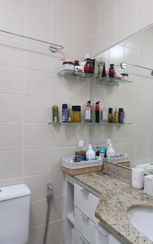 Apartamento à venda com 69m², 2 quartos e 1 vagaBanheiro da suíte