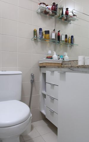 Apartamento à venda com 69m², 2 quartos e 1 vagaBanheiro da suíte