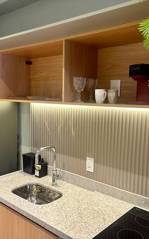 Studio à venda com 50m², 1 quarto e sem vagaCozinha