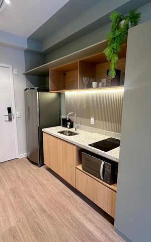 Studio à venda com 50m², 1 quarto e sem vagaCozinha