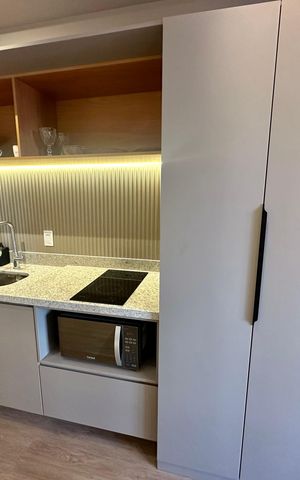 Studio à venda com 50m², 1 quarto e sem vagaCozinha