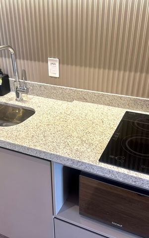 Studio à venda com 50m², 1 quarto e sem vagaCozinha