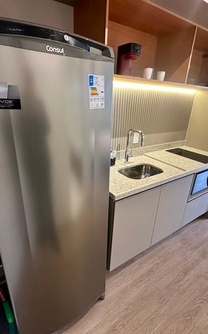 Studio à venda com 50m², 1 quarto e sem vagaCozinha