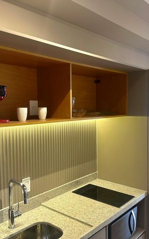 Studio à venda com 50m², 1 quarto e sem vagaCozinha