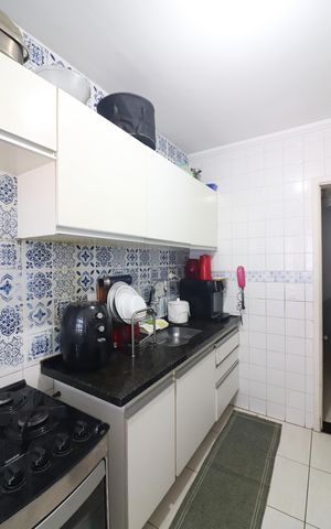 Casa de condomínio à venda com 73m², 3 quartos e 1 vagaCozinha 