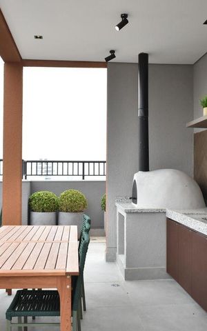 Apartamento à venda com 29m², 1 quarto e sem vagaÁrea comum - Churrasqueira