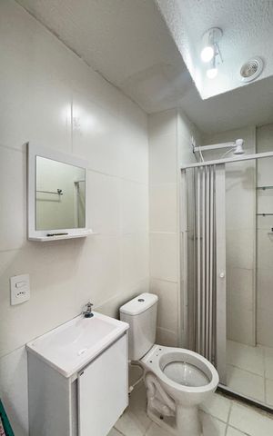 Apartamento para alugar com 31m², 2 quartos e sem vaga Apartamento para alugar com 31m², 2 quartos e sem vagaBanheiro