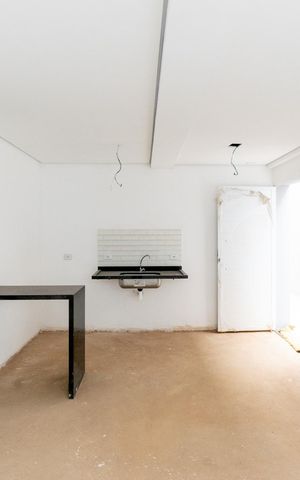 Apartamento à venda com 34m², 1 quarto e sem vaga Apartamento à venda com 34m², 1 quarto e sem vagaSala/Cozinha