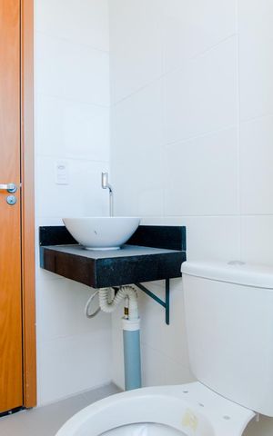 Apartamento para alugar com 26m², 2 quartos e 1 vagaBanheiro 