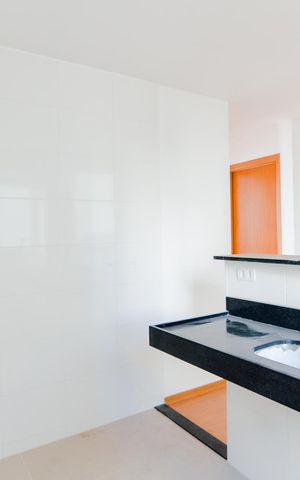 Apartamento para alugar com 26m², 2 quartos e 1 vagaCozinha e Área de Serviço