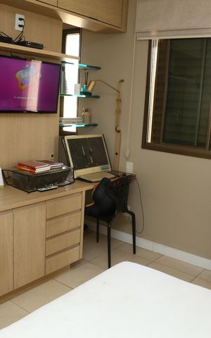 Apartamento à venda com 140m², 4 quartos e 2 vagasQuarto 3