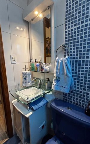 Apartamento à venda com 120m², 2 quartos e 1 vaga Apartamento à venda com 120m², 2 quartos e 1 vagaBanheiro da Suíte