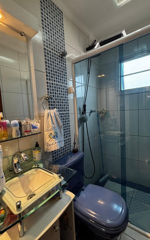 Apartamento à venda com 120m², 2 quartos e 1 vaga Apartamento à venda com 120m², 2 quartos e 1 vagaBanheiro da Suíte