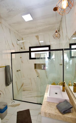 Casa para alugar com 776m², 3 quartos e 2 vagasBanheiro da Suíte