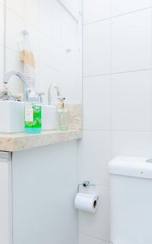 Apartamento à venda com 62m², 2 quartos e 1 vagaBanheiro Social