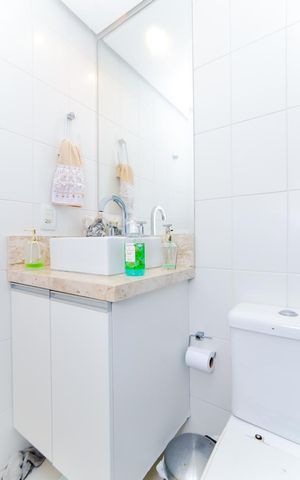 Apartamento à venda com 62m², 2 quartos e 1 vagaBanheiro Social