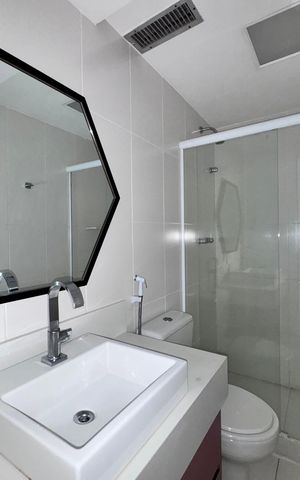 Apartamento para alugar com 148m², 3 quartos e 2 vagas Apartamento para alugar com 148m², 3 quartos e 2 vagasBanheiro Social