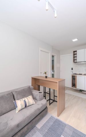 Apartamento à venda com 25m², 1 quarto e sem vaga Apartamento à venda com 25m², 1 quarto e sem vagaSala