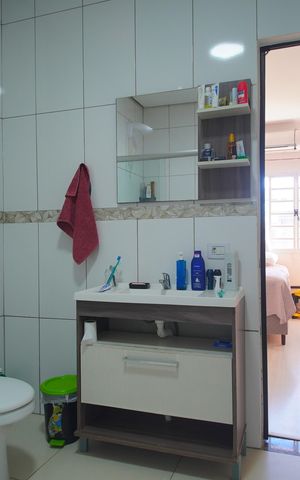 Casa para alugar com 70m², 1 quarto e 1 vagaBanheiro da Suíte