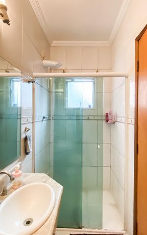 Casa à venda com 140m², 3 quartos e 4 vagasBanheiro da suíte 3