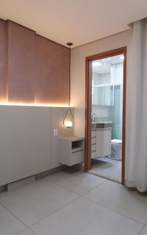 Apartamento para alugar com 55m², 2 quartos e 1 vagaQuarto 2 - Suíte