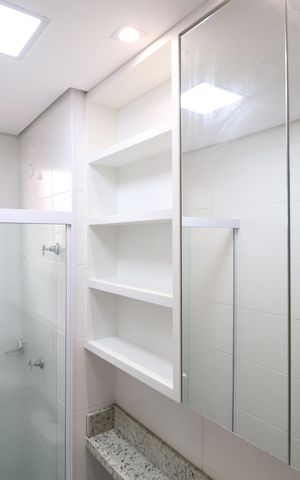Apartamento para alugar com 55m², 2 quartos e 1 vagaBanheiro Social