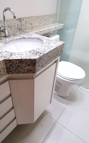 Apartamento para alugar com 55m², 2 quartos e 1 vagaBanheiro do Quarto 2