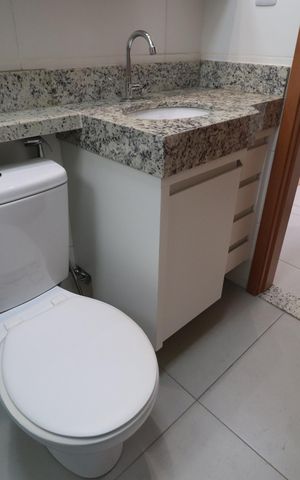 Apartamento para alugar com 55m², 2 quartos e 1 vagaBanheiro Social