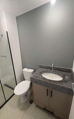 Studio à venda com 23m², 1 quarto e sem vaga Studio à venda com 23m², 1 quarto e sem vagaBanheiro