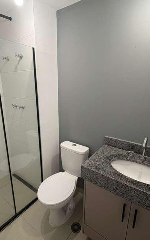 Studio à venda com 23m², 1 quarto e sem vaga Studio à venda com 23m², 1 quarto e sem vagaBanheiro