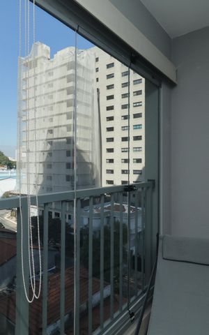 Studio para alugar com 25m², 1 quarto e sem vagaVaranda