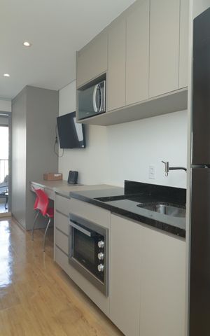 Studio para alugar com 25m², 1 quarto e sem vagaCozinha