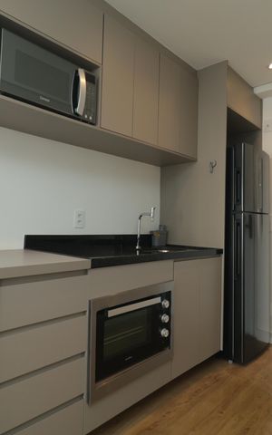 Studio para alugar com 25m², 1 quarto e sem vagaCozinha